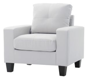 Elegant White Club Chair For Cozy Spaces