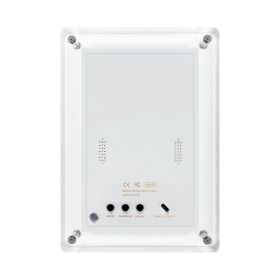 7-inch Acrylic Auto-rotating Digital Photo Frame, Built-in Memory And Battery, High Resolution, Suitable For Desktop Decoration (Color: White)
